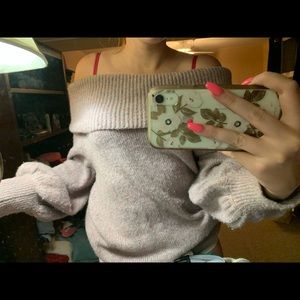 OVERSIZED OFF THE SHOULDER